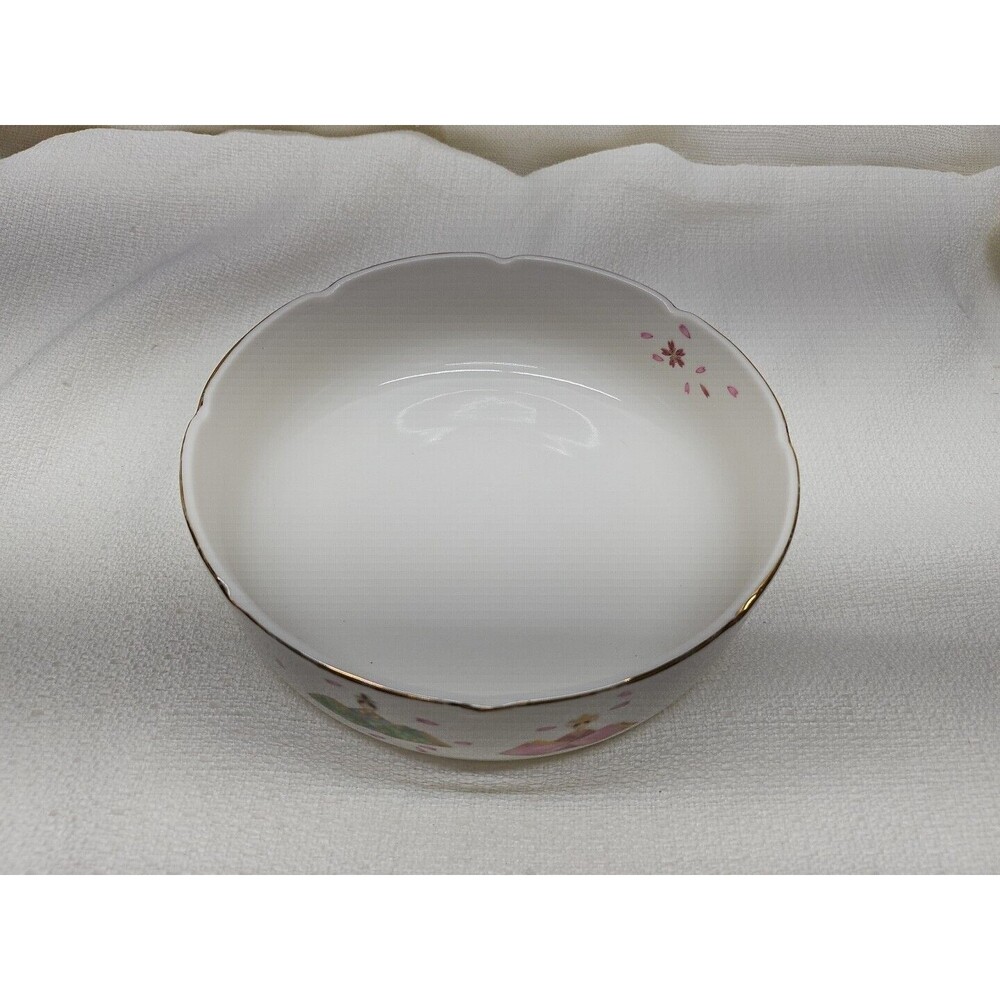 Saido Kiln Sweet Dish for Hinamatsuri (Girl's Day), Doll, Peach Blossom Festival - Picture 3 of 16